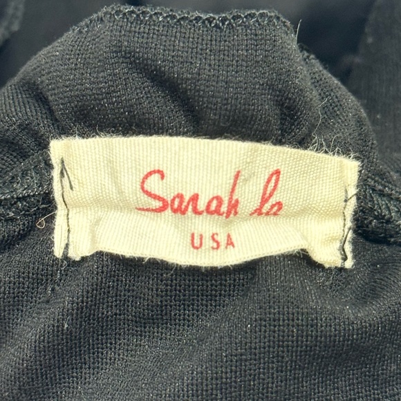 Sarah La size large off the shoulder style black lace up top in great condition! - Picture 7 of 8